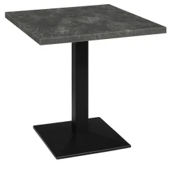 Bistro-/Bartisch JARO 70 x 70 cm grau/schwarz matt