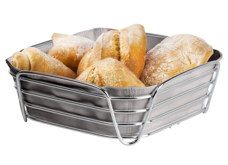 blomus Brotkorb DELARA 26 x 9,3 x 26 cm Stahl