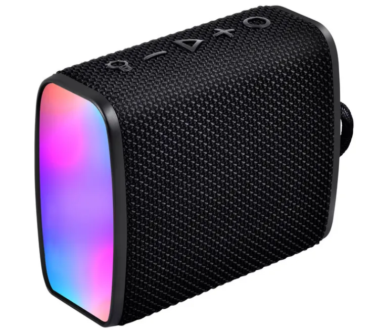 Bluetooth Lautsprecher mit Licht 8 Watt schwarz