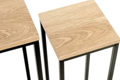 Blumensäulen 2er-Set braun/schwarz