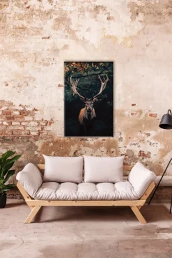 BÖNNINGHOFF Bild HIRSCH 78 x 118 cm