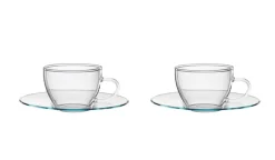 BOHEMIA SELECTION Espressotasse TEA & COFFEE 2er Set - je 100 ml Glas