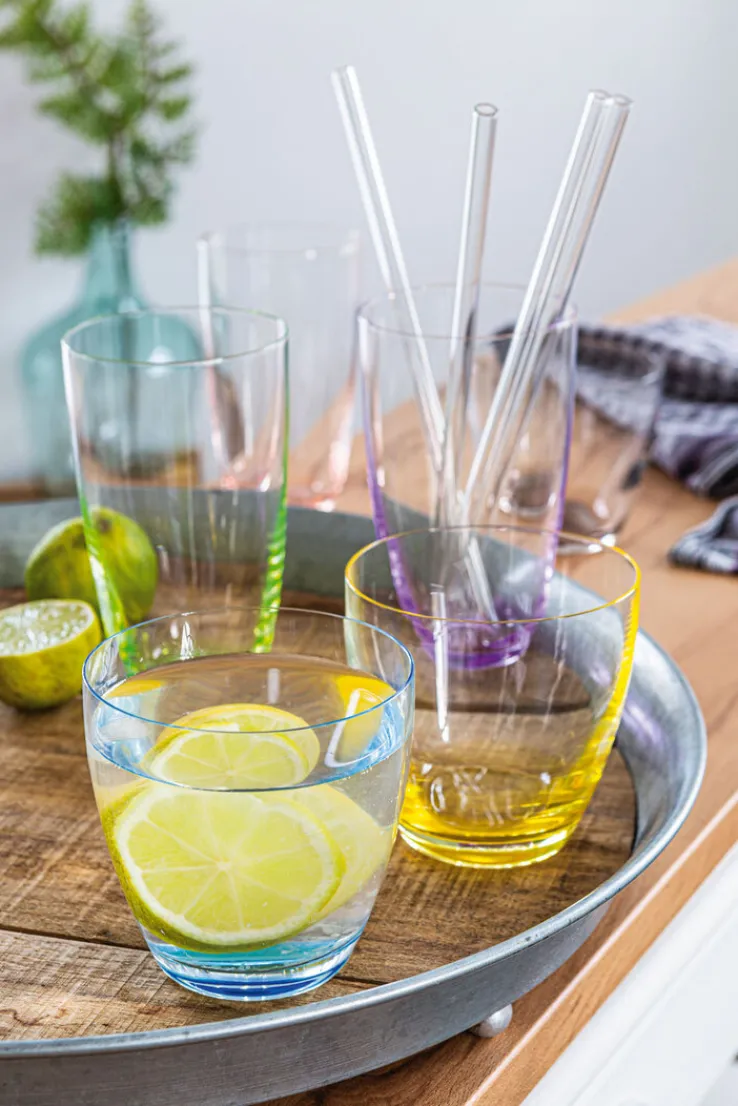 BOHEMIA SELECTION Longdrinkglas VIVA COLORI 6er Set - je 350 ml