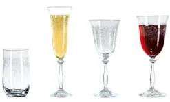 BOHEMIA SELECTION Rotweinglas ROMANCE 6er Set - je 350 ml