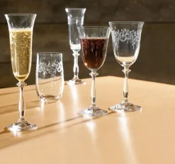 BOHEMIA SELECTION Rotweinglas ROMANCE 6er Set - je 350 ml