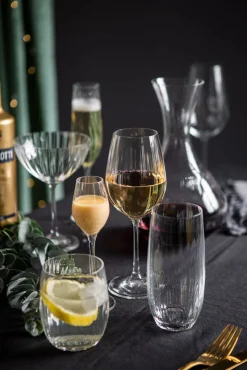 BOHEMIA SELECTION Rotweinglas WATERFALL 6er Set