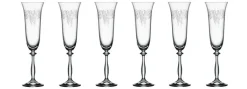 BOHEMIA SELECTION Sektglas ROMANCE 6er Set - je 190 ml