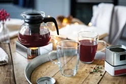 BOHEMIA SELECTION Tee- / Kaffeeglas LYRA 2er Set transparent