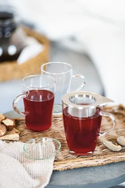 BOHEMIA SELECTION Tee-/ Kaffeeglas ORION 2er Set Glas