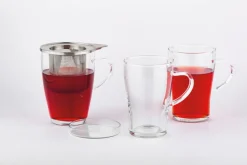 BOHEMIA SELECTION Tee-/ Kaffeeglas ORION 2er Set Glas