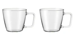 BOHEMIA SELECTION Tee-/ Kaffeeglas CHARME 2er Set Glas