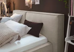 BOHOME natural living BOHOME Polsterbett CALAS beige