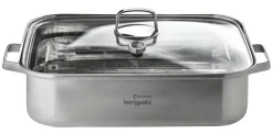 bongusto Dampfgarer-Topf 2-teilig Edelstahl mit Thermometer