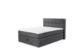 Boxspringbett AMY 140 x 200 cm grau