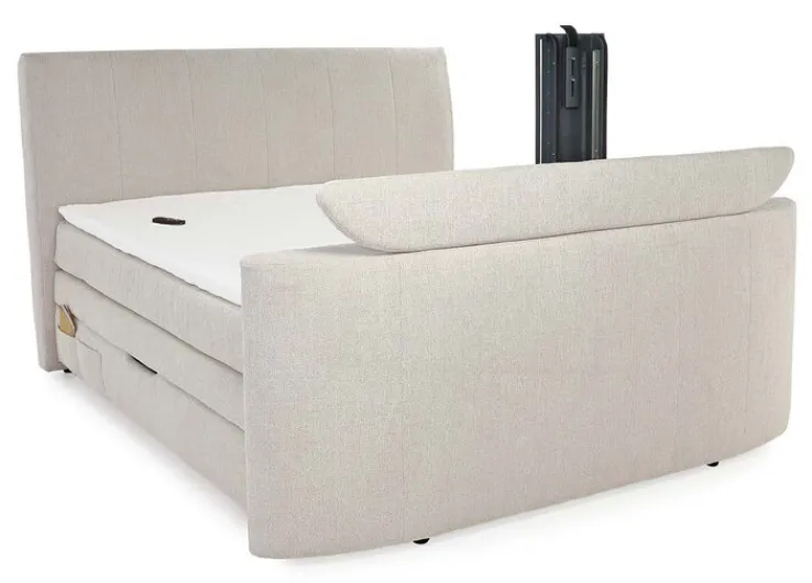 Boxspringbett BEL AIR 180 x 200 cm beige