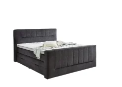 Boxspringbett KENOSHA 180 x 200 cm anthrazit