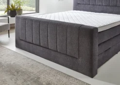 Boxspringbett KENOSHA 180 x 200 cm anthrazit