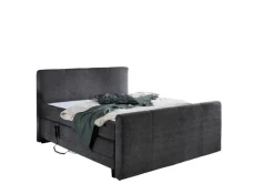 Boxspringbett LOCKPORT 180 x 200 cm anthrazit