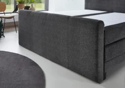 Boxspringbett LOCKPORT 180 x 200 cm anthrazit