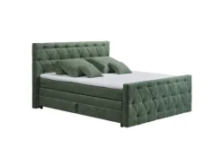 QUARTIER Boxspringbett RIO 180 x 200 cm grün