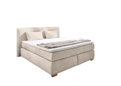 Boxspringbett VALENTINA 180 x 200 cm Braun/ Beige