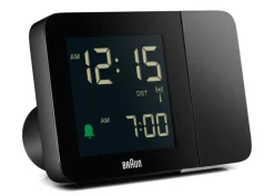 BRAUN Funkwecker 13 cm schwarz