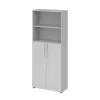 Büroregal 80 cm Grau