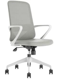 Bürostuhl ATLANTA grau/ alufarbig