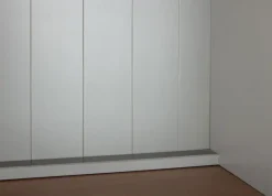 Buffet NICLAS 6.1 131x190x45 cm Massivholz grau/braun