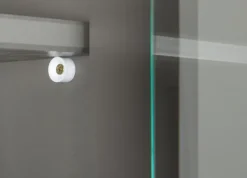 Buffet NICLAS 6.1 131x190x45 cm Massivholz grau/braun