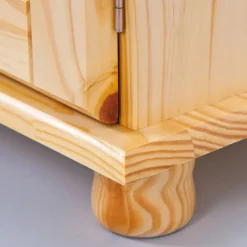 Buffet THEO 88x198x43 cm Massivholz Kiefer Natur