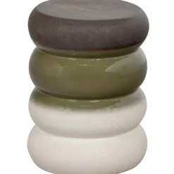 BULB Beistelltisch 34 x 44 cm rund grün mehrfarbig