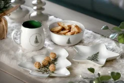 casaNova Weihnachtsdekoration Kaffeebecher 10 cm Weiß