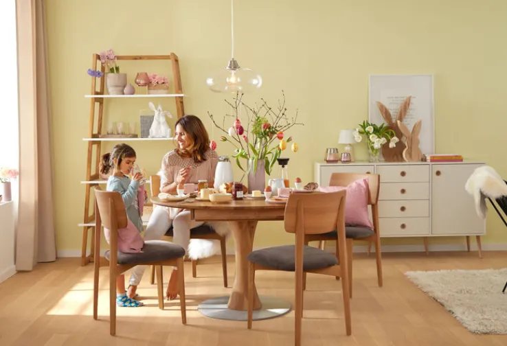 casaNOVA Aufbewahrungskorb 23 x 18 cm weiß/ beige