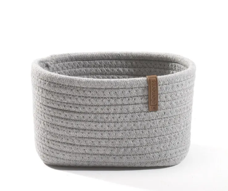 casaNOVA Aufbewahrungskorb 12 cm hellgrau