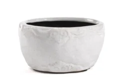 casaNOVA Übertopf ANTIK 14 cm weiß