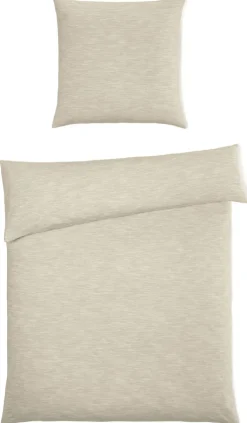 casaNOVA Bettwäsche MELINA 135 x 200 cm taupe