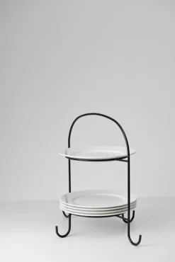 casaNOVA Etagere 34 cm schwarz