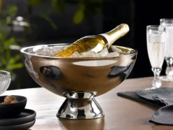 casaNOVA Flaschenkühler Champagner 32 cm Edelstahl