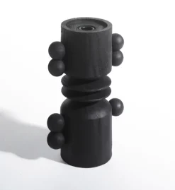 casaNOVA Kerzenhalter 25 cm Schwarz