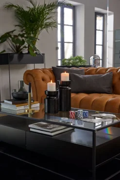 casaNOVA Kerzenständer 18 cm schwarz