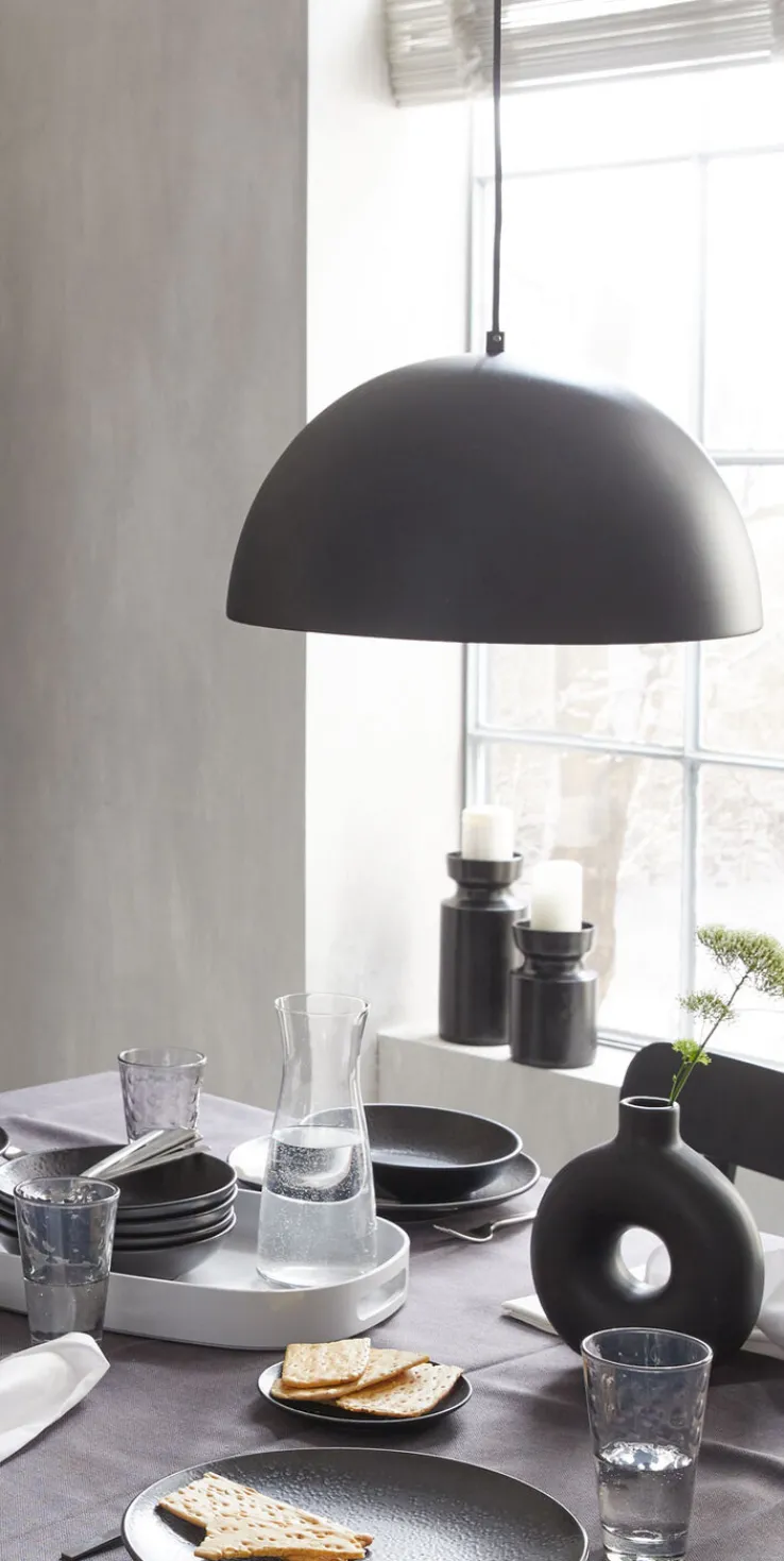 casaNOVA Kerzenständer 18 cm schwarz