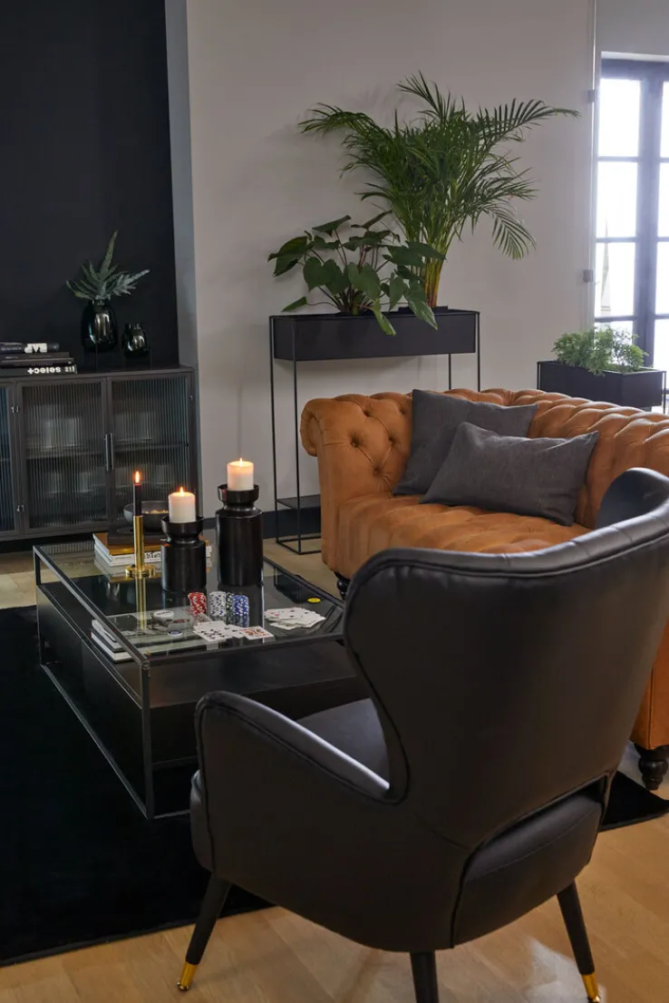 casaNOVA Kerzenständer 18 cm schwarz