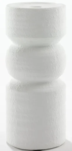 casaNOVA Kerzenständer groß 38,5 cm weiß