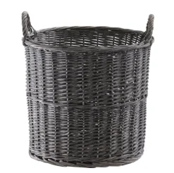 casaNOVA Korb mit 2 Henkel MITTERNACHT 41 cm