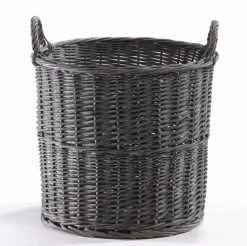 casaNOVA Korb mit 2 Henkel MITTERNACHT 41 cm