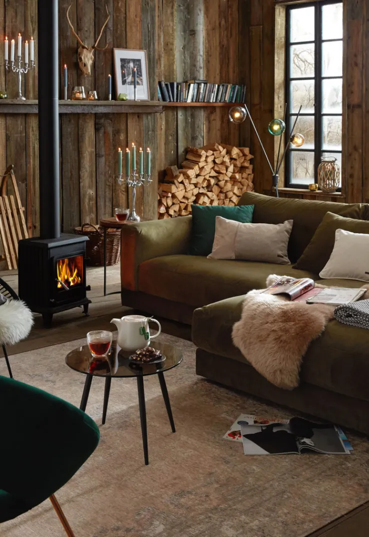 casaNOVA Laterne INDIA 75 cm Weide