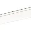 casaNOVA LED Deckenlampe SIMPLY 120 cm weiß /silberfarbig