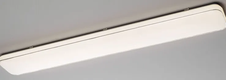 casaNOVA LED Deckenlampe SIMPLY 120 cm weiß /silberfarbig