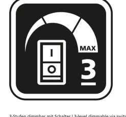 casaNOVA LED Deckenlampe FLOW 40 cm schwarz /weiß